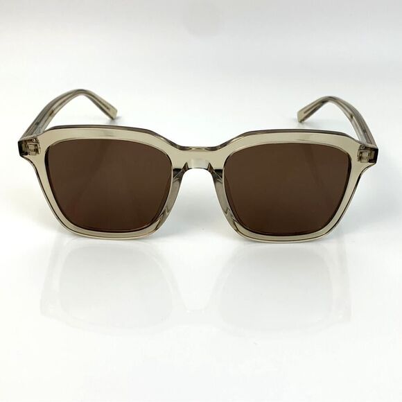 NEW SAINT LAURENT Sunglasses SL457 004 Yellow Brown Unisex Authentic - Picture 1 of 10